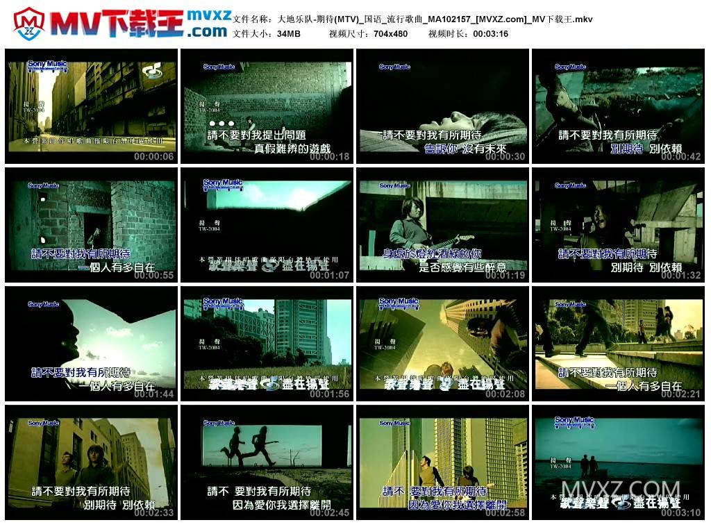 大地乐队-期待(MTV)_国语_流行歌曲_MA102157